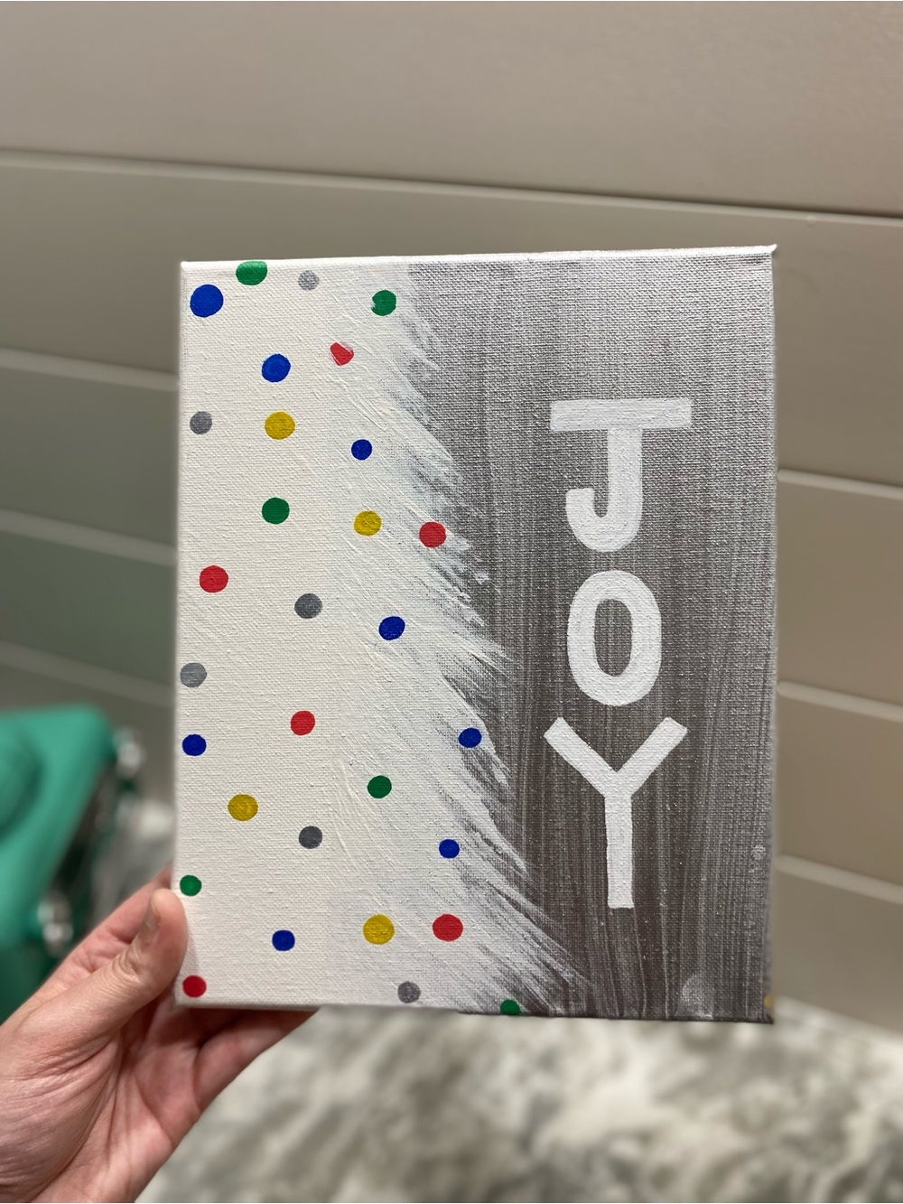 Colorful Festive Joy Canvas Art - Picture 6 of 6